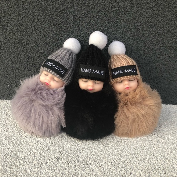 Absolutely Adorable Sleeping Baby Key Chain - Picture 6 of 8